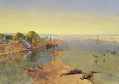 The Ganges, 1863 by William Crimea Simpson